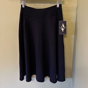 Skechers Skechluxe Women's Athletic Arrival Swing Skirt Black Size M Pockets NWT